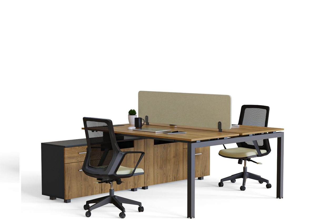 Sky Medium 2P Workstation - Ofis mobilyası - Ofis mobilyaları